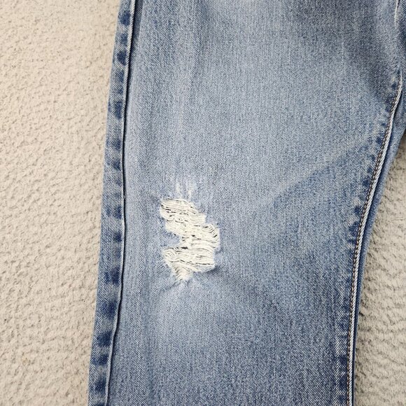 Levis Jeans Mens 36x32 Blue 517 Distress Faded Cowboy Western Ranch Hand Rodeo a - Picture 11 of 15